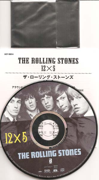 Disc, Insert, & still sealed Collector Card, Rolling Stones (The) - 12 X 5